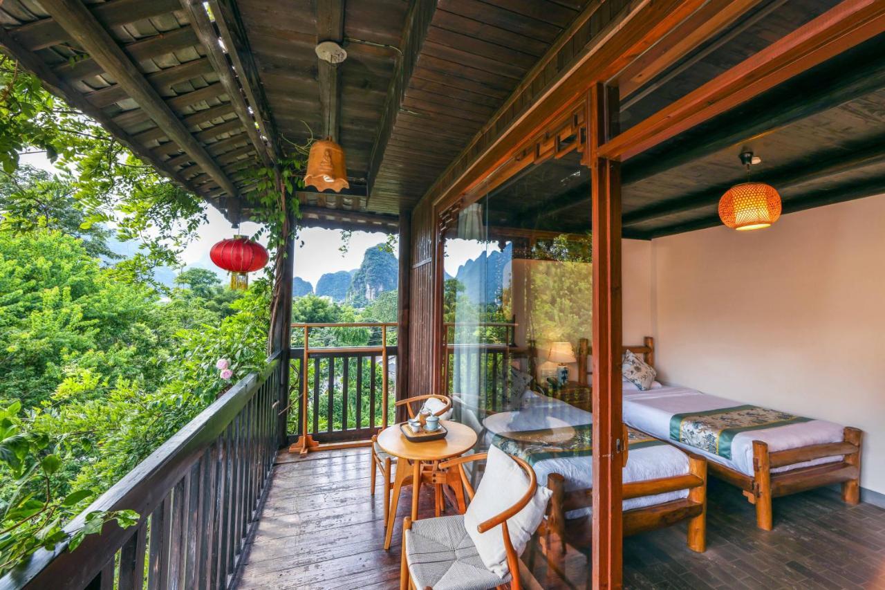 Yangshuo Tea Cozy--One Way Free Pick Up From Airport Or Ts 4 Nights Guest House Bagian luar foto