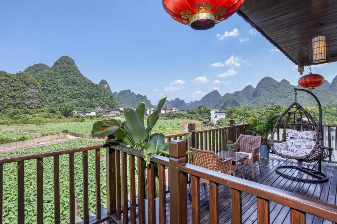 Yangshuo Tea Cozy--One Way Free Pick Up From Airport Or Ts 4 Nights Guest House Bagian luar foto