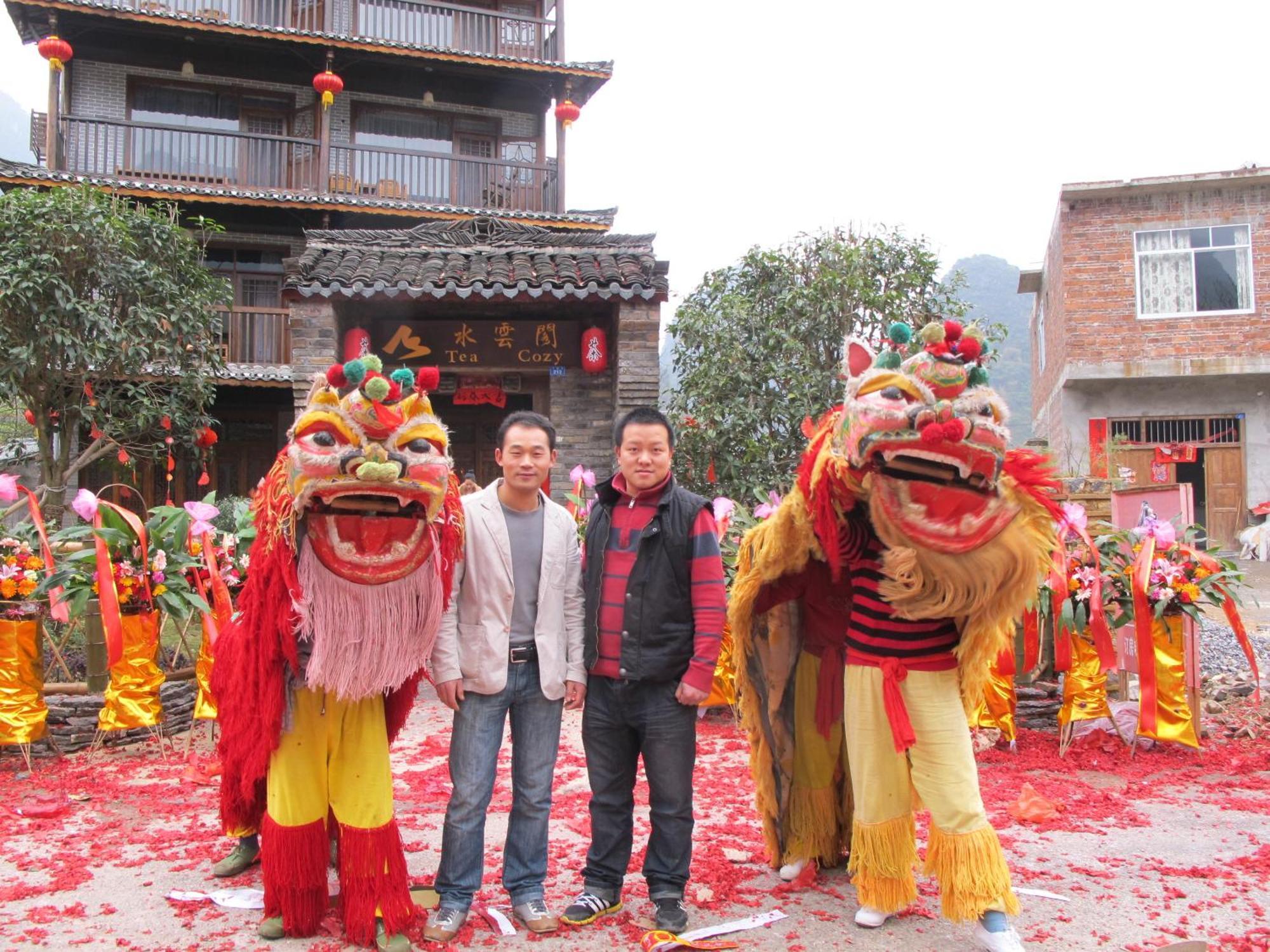 Yangshuo Tea Cozy--One Way Free Pick Up From Airport Or Ts 4 Nights Guest House Bagian luar foto