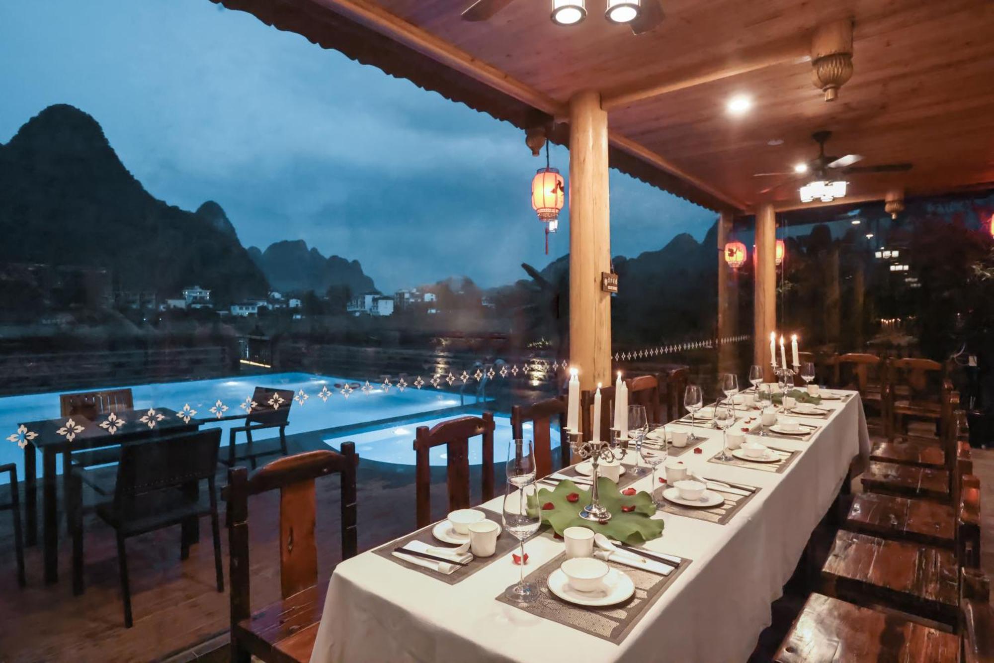 Yangshuo Tea Cozy--One Way Free Pick Up From Airport Or Ts 4 Nights Guest House Bagian luar foto